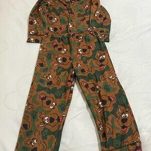 Scooby-Doo Pajama Set Boys Size 6